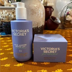 (Inventory 34) Victoria's Secret Blue Jasmine water Lilly Lotion and body scrub